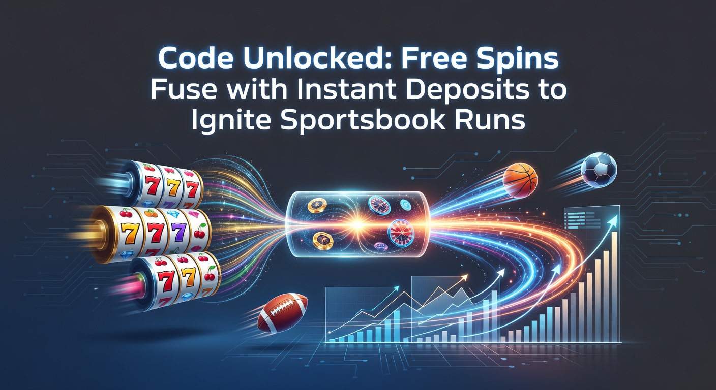 Speler voert bonuscode in bij casino, activeert free spins en maakt snelle deposit voor sportsbook actie