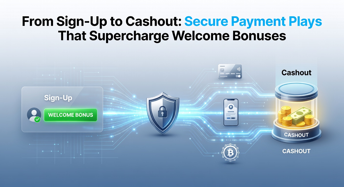 Grafiek met veilige betaalmethoden en groeiende welkomstbonussen in online casino's