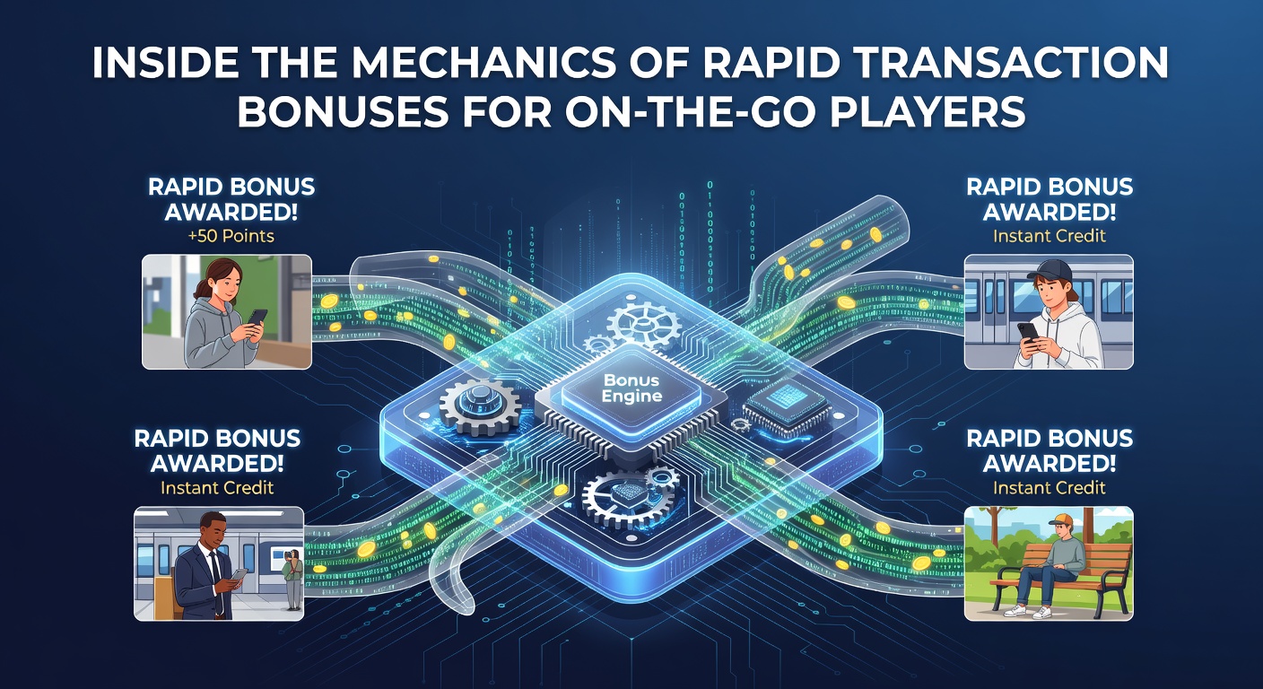 Illustratie van mobiele transacties en bonusactivatie in online casino's