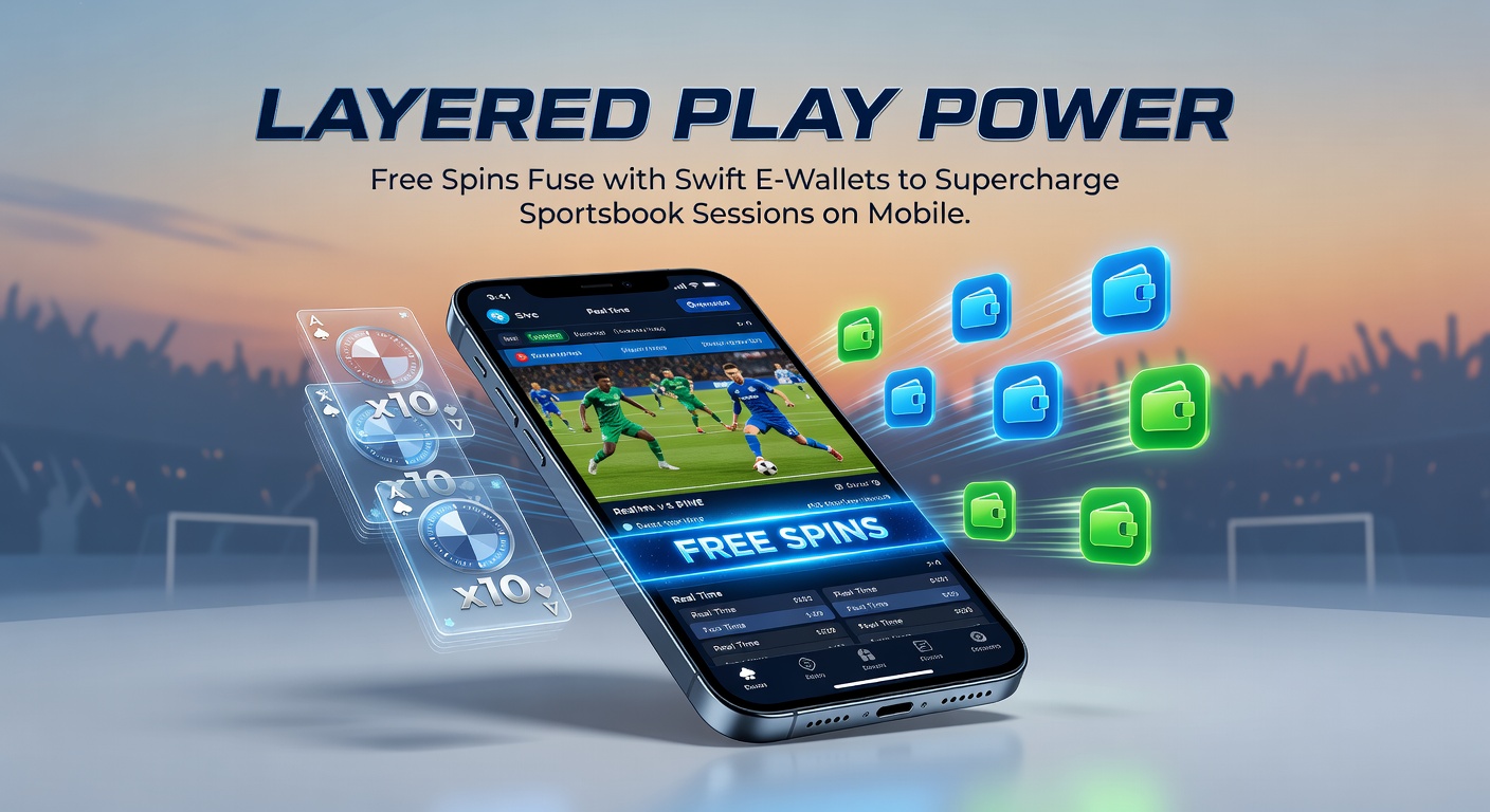 Mobiele speler activeert free spins en sportsbook bonus via e-wallet op smartphone