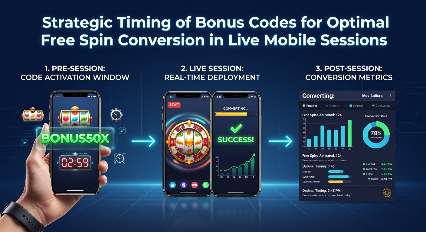 Strategische timing van bonus codes in mobiele casino sessies